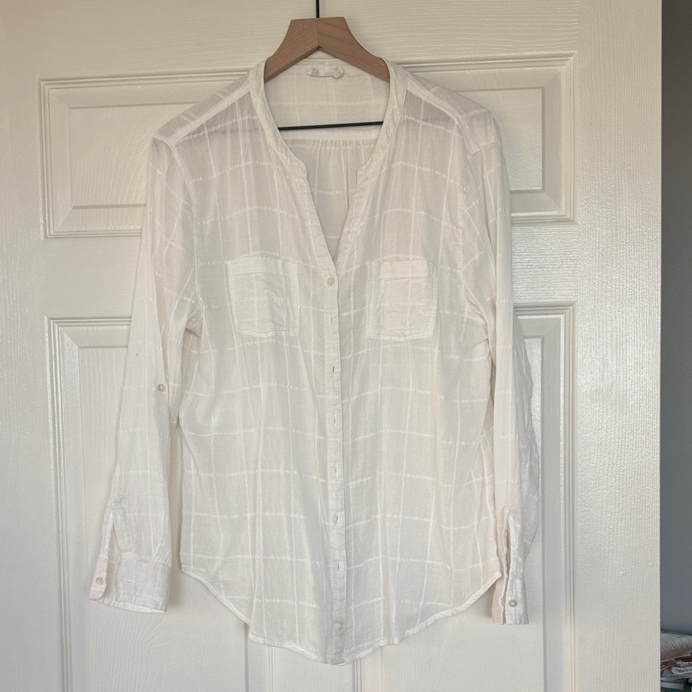 Carve Designs White Button Down Shirt